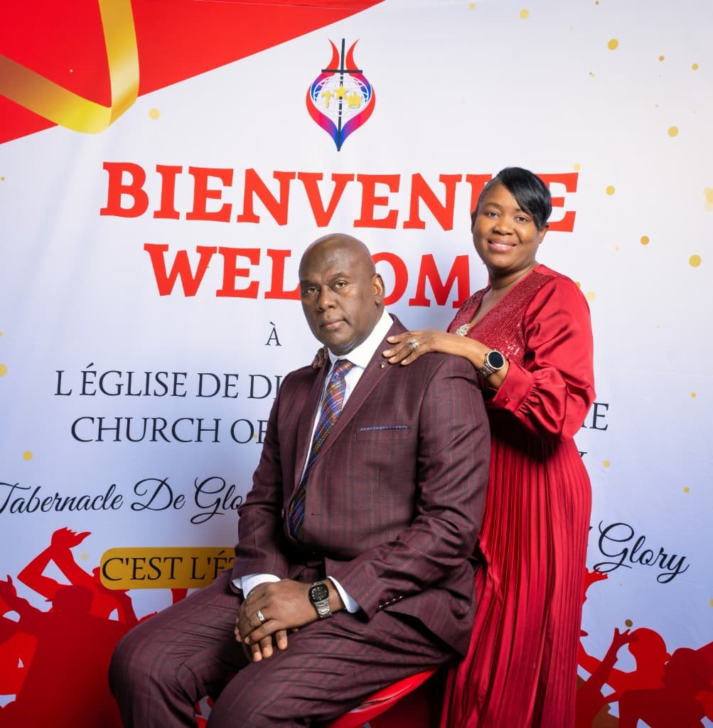 Senior pastors welcoming you to the Church of God — Tabernacle of Glory
